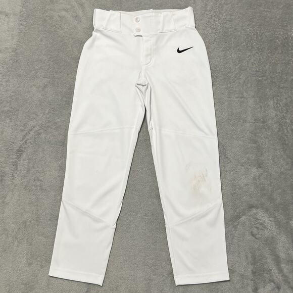 Nike Baseball Pants Youth M White Vapor Select Performance Team - Picture 1 of 16